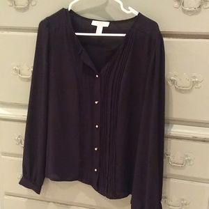 Navy blouse
